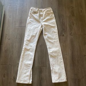 Zara Cream Jeans